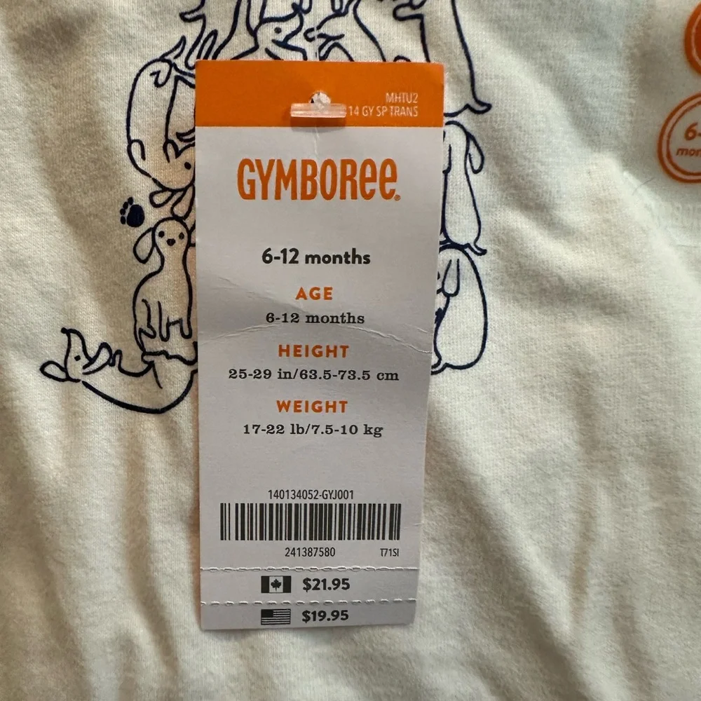 Gymboree - Girls Puppies Bow Graphic Shirt - BNWT!